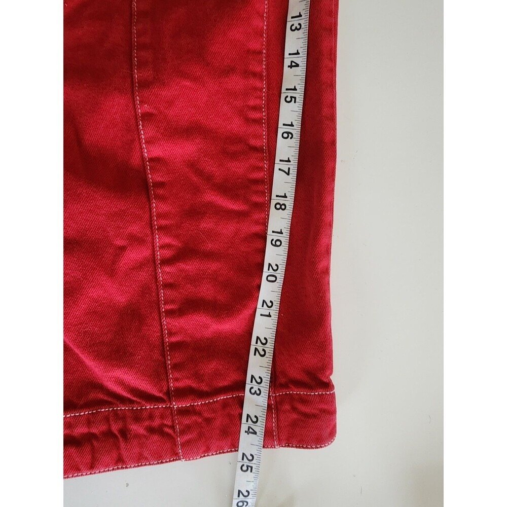 We The Free High Roller Denim Jumpsuit M Pockets Slouchy Utility Free People - Picture 10 of 10